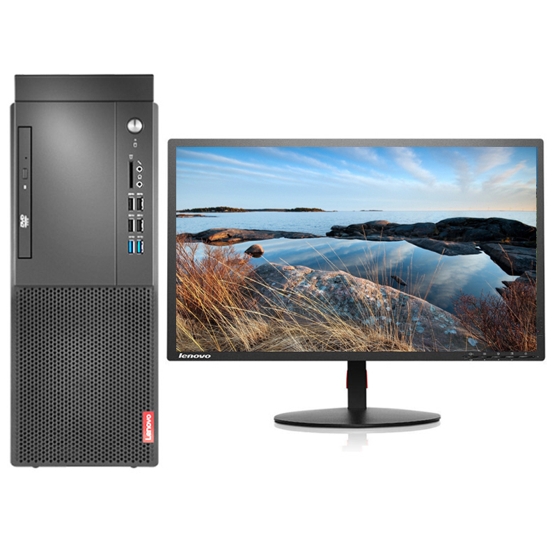 联想/Lenovo 启天M420-D016+ThinkVision TE20-14（19.5英寸） 台式计算机